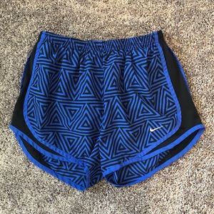 blue nike shorts
